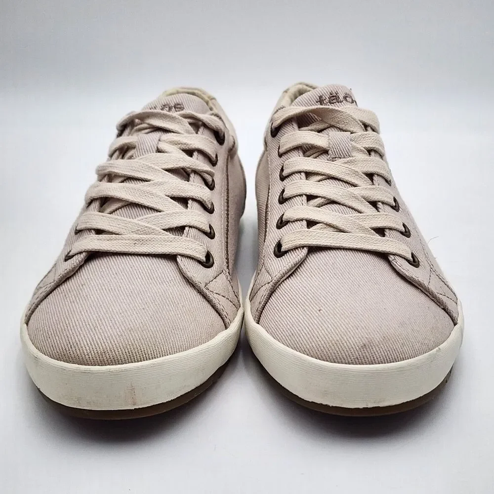 Women's‎ Sneakers Taos Star Khaki Canvas Casual Walking Shoes 10 Comfort READ